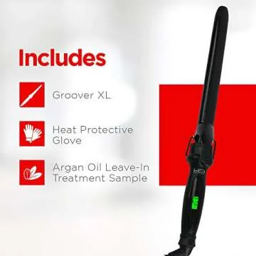 Stylish HSI Groover XL Curling Wand for Perfect Curls