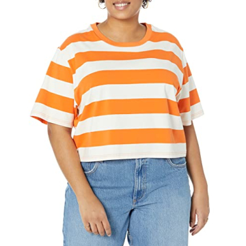 Staples by The Drop Sydney Cropped Crew Neck T-Shirt