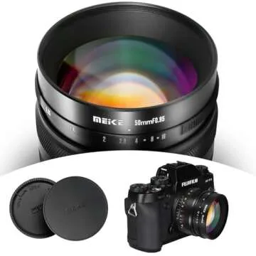 Meike 50mm F0.95 Lens for Fujifilm X Mount Cameras
