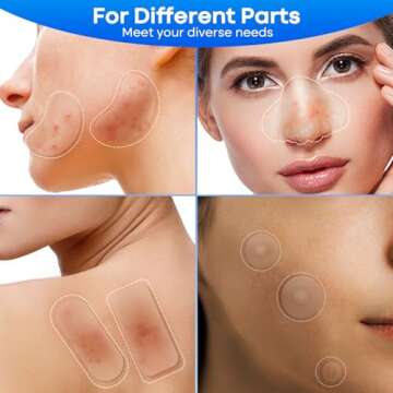 Breiboz Hydrocolloid Pimple Patches - 331 Size Varieties