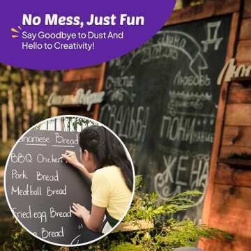 kedudes White Chalk - Chalkboard Chalk for Classrooms and Home - 24 Sticks of Dustless Chalk - Smooth Writing, Easy Cleanup - Suitable for Kids, Teachers, and Creative Spaces - 2 Boxes