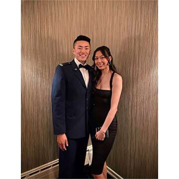 BEAGIMEG Women's Sexy Lace Up Backless Bodycon Midi Party Club Dress, Black, X-Large