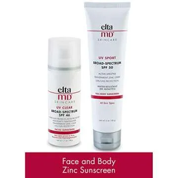 EltaMD Face and Body Sunscreen Set for All Skin Types