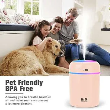 Compact Colorful Mini Humidifiers for Travel & Home