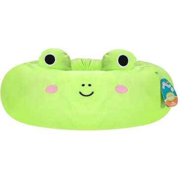 Squishmallows 20-Inch Wendy Frog Pet Bed - Small Ultrasoft Official Squishmallows Plush Pet Bed