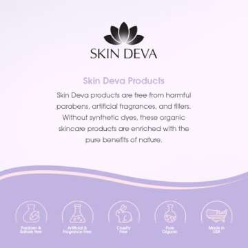 SKIN DEVA 20% Vitamin C Serum for Face with Vitamin E Plus Ferulic Acid Skincare Serum 1 fl oz 30 ML Rejuvenates Skin to Fresh & Neutralizes Free Radicals to Brighten Even Vitamin Serum