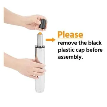 Stylish Yaheetech PU Leather Office Chair with Armrests