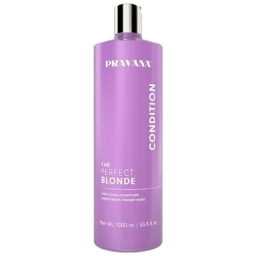 Pravana The Perfect Blonde Purple Toning Conditioner for Color-Treated Hair - 33.8 Fl Oz
