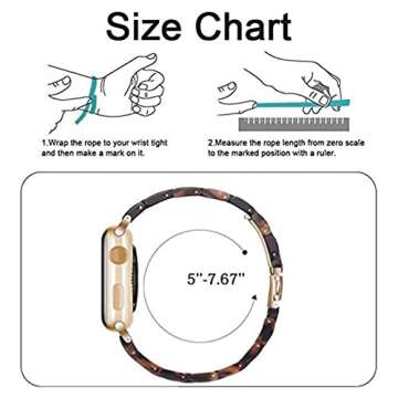 Omter Band with Case Compatible with Apple Watch 49mm 45mm 44mm 42mm 41mm 40mm 38mm, Women Men Fashion Resin Strap Bumper Compatible with iWatch Ultra 2/1 Series 9/8/7/SE/6/5/4,Series