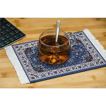 Lexiart Rug Mouse Pad, Oriental Persian Woven Mouse Mat,9.5 * 7.5 * 0.5 ¡­