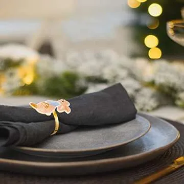 Charming Bunny Napkin Rings for Easter Table Decor