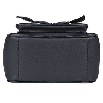 Mini Bat Purse Gothic: Leather Backpack Goth Backpack With Wings Mini Bookbags for Women Satchel Shoulder Daypack Black Fashion, Travel Halloween Goth Bag