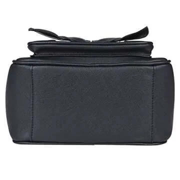 Mini Bat Purse Gothic: Leather Backpack Goth Backpack With Wings Mini Bookbags for Women Satchel Shoulder Daypack Black Fashion, Travel Halloween Goth Bag