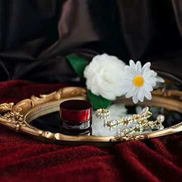 Dicunoy Gold Mirror Tray Set - Elegant Decor Essential