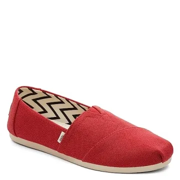 Eco-Friendly TOMS Women's Alpargata Slip On Sneakers
