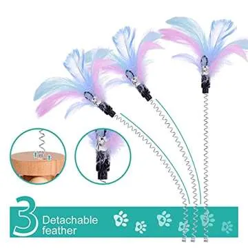 WOWKIT Interactive Cat Toys for Happy Indoor Cats