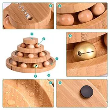 WOWKIT Interactive Cat Toys for Happy Indoor Cats