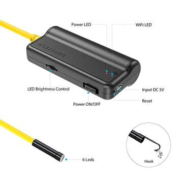 DEPSTECH Wireless Endoscope 5.0MP HD Inspection Camera