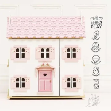 Le Toy Van Large Wooden Doll House for Creative Play