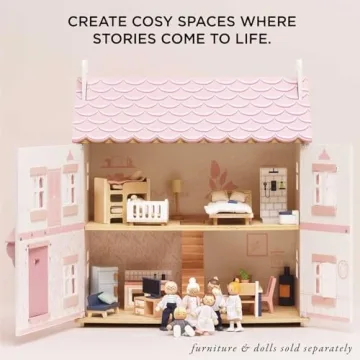 Le Toy Van Large Wooden Doll House for Creative Play