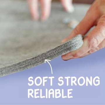 Novodon Merino Wool Pressing Mat for Quilting 22" x 60" 100% Wool Pressing Mat for Quilting and Ironing