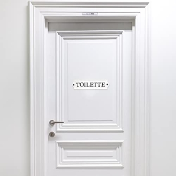 Sungmor Cast Iron Toilet Sign - Stylish Wall Decor