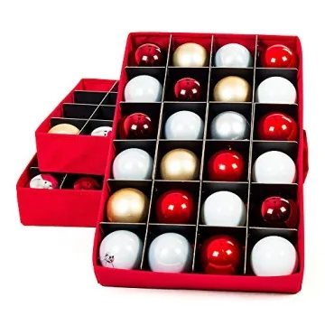 Secure Christmas Ornament Storage Box for 72 Ornaments