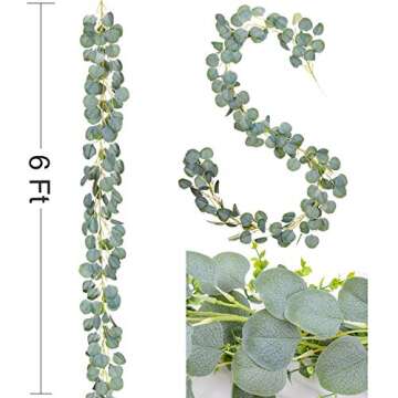 Artificial Eucalyptus Garland for Weddings and Decor