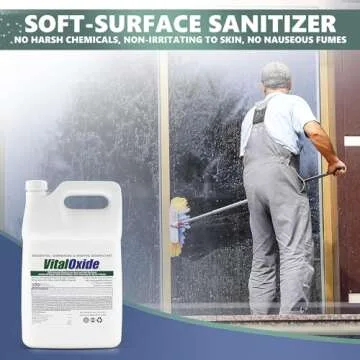 Vital Oxide Disinfectant, Deodorizer, Cleaner, Food-Contact Sanitizer, Virucide – (EPA registration #82972-1) – Kills Mold & Mildew, Eliminates Odors-1 Gallon