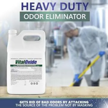 Vital Oxide Disinfectant, Deodorizer, Cleaner, Food-Contact Sanitizer, Virucide – (EPA registration #82972-1) – Kills Mold & Mildew, Eliminates Odors-1 Gallon