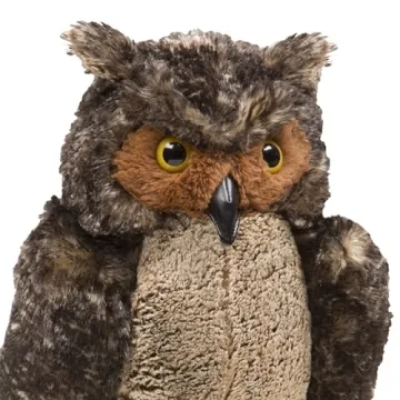 Melissa & Doug Giant Owl - Lifelike Stuffed Animal 17 inches