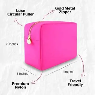 Stylish Handy Large Makeup Bag for Travel and Daily Use