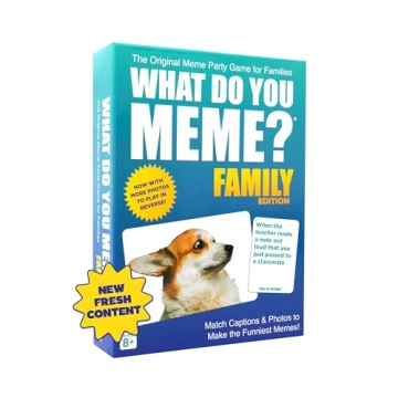 Family Edition What Do You Meme? - Fun for Kids 8+