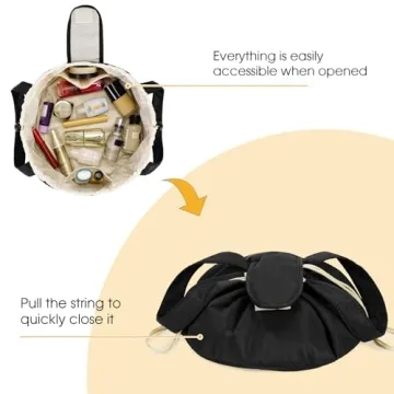 Stylish Barrel Makeup Bag - Ideal Travel Organizer