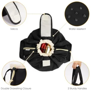 Stylish Barrel Makeup Bag - Ideal Travel Organizer