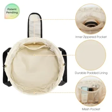 Stylish Barrel Makeup Bag - Ideal Travel Organizer