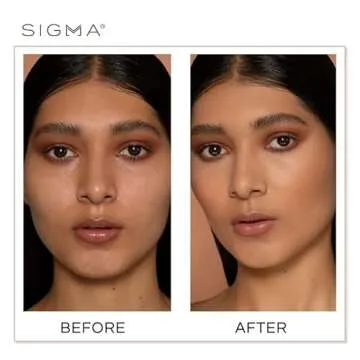 Sigma Beauty Spectrum Color-Correcting Duo – Color Correcting Cream for Concealing and Priming Skin, 2in1 Makeup Set with Buildable, Customizable Shades for all Skin Types (Medium to Dark)