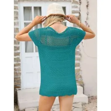 Stylish Crochet Beach Cover Up for Women