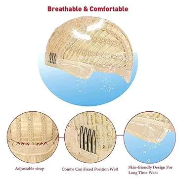 eNilecor Pink Wig, 12" Short Bob Wigs with Bangs Straight Synthetic Colorful Cosplay Daily Party Wig for Women Natural As Real Hair+ Free Wig Cap (Pink)