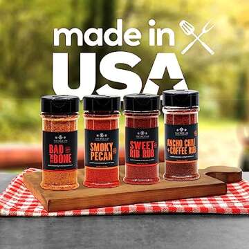 Ultimate Spice Lab BBQ Seasonings Set for Grilling