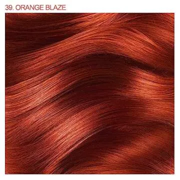 Vibrant Adore Semi Permanent Hair Color - 039 Orange Blaze - Vegan & Cruelty-Free