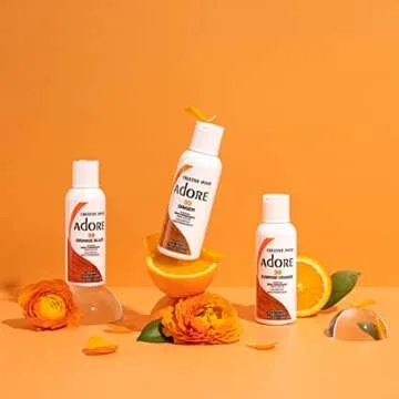 Adore Semi Permanent Hair Color - Vegan, 4 Fl Oz - Orange Blaze