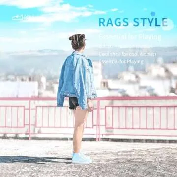 Obtaom Womens High Top Sneakers Casual Fashion Shoe