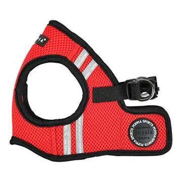 Puppia Soft Vest Harness Pro - Red - M