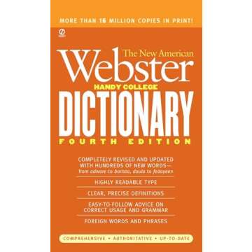 The New American Webster Handy College Dictionary: Fourth Edition