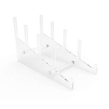Elegant Medium Acrylic Plate Rack for Stunning Displays