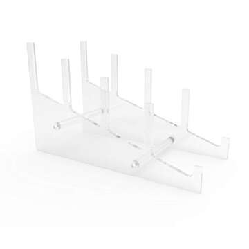 Elegant Medium Acrylic Plate Rack for Stunning Displays