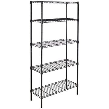 Amazon Basics 5-Shelf Heavy Duty Storage Rack for Easy Organization