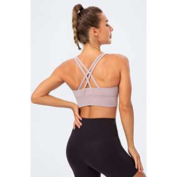 Lavento Women's Strappy Sports Bra for Active Living