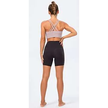 Lavento Women's Strappy Sports Bra for Active Living